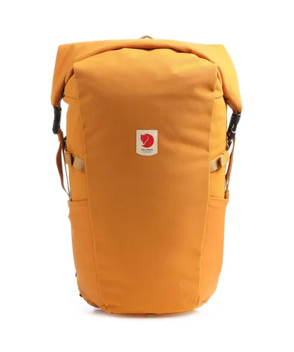 Fjällräven Ulvö Rolltop 30 Red Gold - Wasserdichter Alltags-Rucksack mit Rolltop-Verschluss, ideal für leichte Wanderungen und Reisen, gefertigt aus 100% recyceltem Nylon für Nachhaltigkeit.