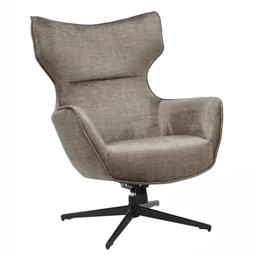 Riess Ambiente Drehbarer Sessel Vogue in Taupe von Riess-Ambiente