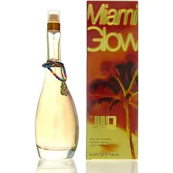 Jennifer Lopez Miami Glow Eau de Toilette - 100 ml, luxuriöser Duft mit tropischen Noten für Sommerpartys