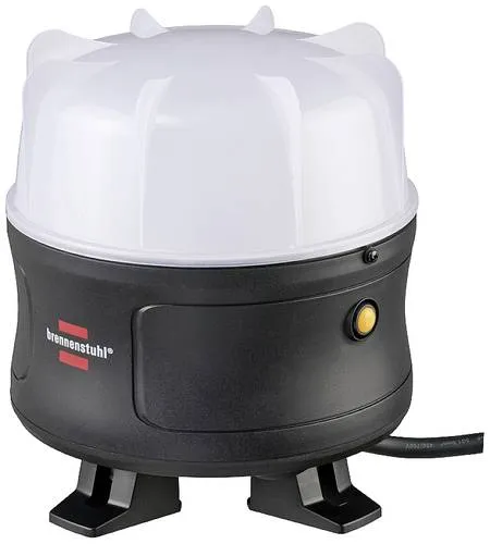 Brennenstuhl Mobiler 360 LED Strahler 50W - 5400 lm, spritzwassergeschützt und ideal für Baustellen und Außenbereich