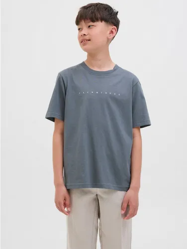 Jack & Jones Junior Rundhalsshirt JJESTAR lässig, weich, atmungsaktiv, stylisch bedruckt, casual, relaxed fit, Rundhals
