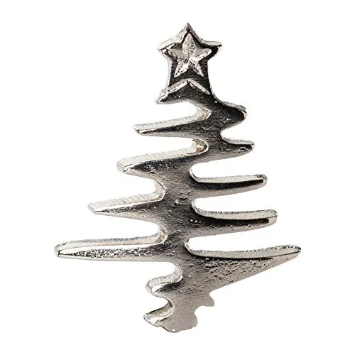 creativ home Aluminium Baum Kerzen in silber von creativ home