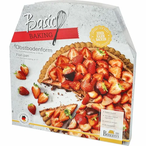 Birkmann Basic Baking Obstbodenform Kuchenbackform Backform Obstboden Ø 28 cm