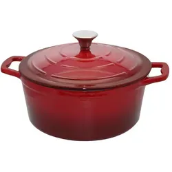 ELO Topf Gusseisen Ø26cm rot in rot von ELO