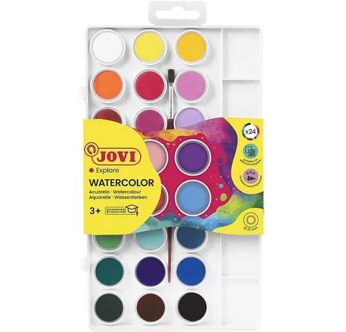 JOVI Wasserfarbkasten 24 Farben