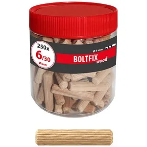 TOX BOLTFIX wood 015200101 Holzdübel Ø 6 mm x 30 mm, 250 St.