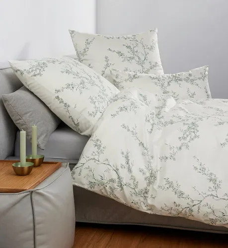 Janine Bettwäsche Milano 4510445104 in grün von Janine