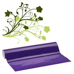 plottiX Vinylfolie permanent violett 31,5 cm x 1,0 m, 1 Rolle