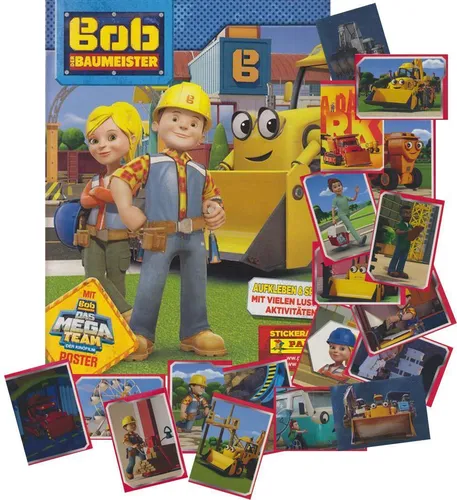 Panini - Bob der Baumeister - Sammelsticker - 176 Sticker komplett + Album
