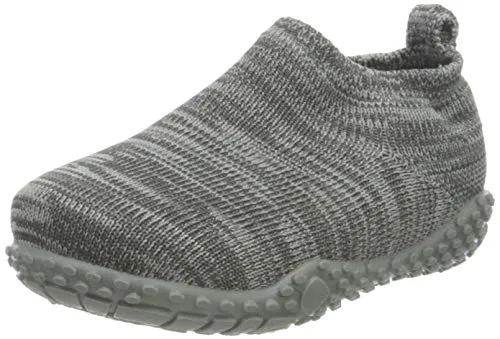 Playshoes Strick, Unisex-Kinder Niedrige Hausschuhe, Grau (Grau 33), 22/23 EU (6 Child UK)