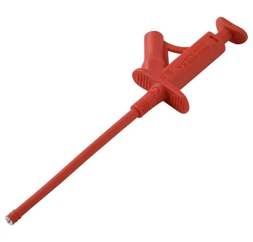 VOLTCRAFT Multimeter VOLTCRAFT MSK-120 rot Sicherheits-Klemmprüfspitze CAT IV 600 V, CAT I, (MSK-120 rot)