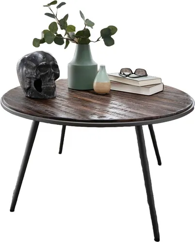 Wohnglücklich Couchtisch Petra, Rund – Nachhaltiges Design von Natur24