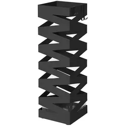SONGMICS Schirmständer in Schwarz in schwarz von SONGMICS