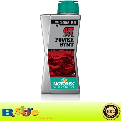 Liter Öl Motorrad MOTOREX Power Synt 4T 10W50 100% Kunststoff 1