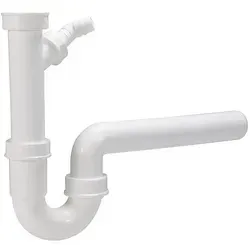 Röhrensiphon DN 40 für Spüle mit Schlauchanschluss