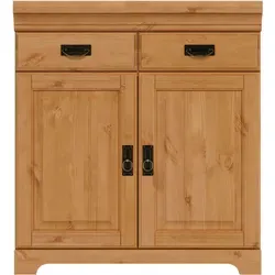 Home affaire Spülenschrank Rügen 80 cm, Kiefer massiv in beige von Home Affaire
