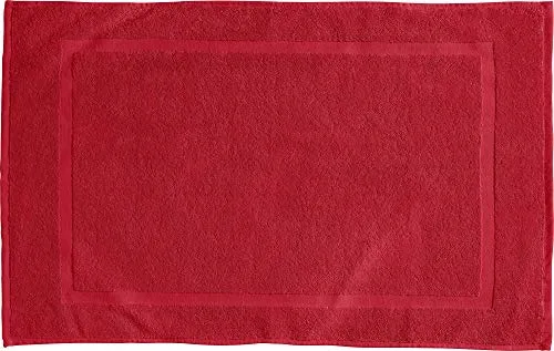 REDBEST Duschvorlage, Badteppich Chicago rot Größe 50x80 cm in rot von REDBEST