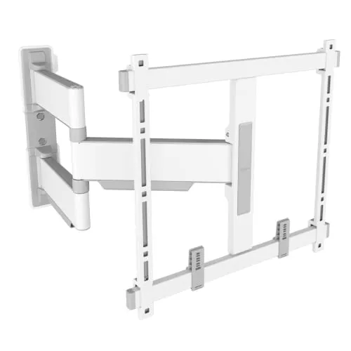 Vogel's ELITE TVM 5445 Wandhalterung (weiß) - Schwenkbare TV-Halterung für Fernseher bis 65 Zoll, VESA-kompatibel und mit Wasserwaage für einfache Installation. 15 Jahre Garantie für langfristige Nutzung.