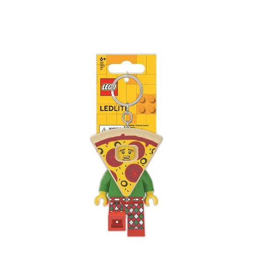 LEGO Schlüsselanhänger mit Leuchtfunktion Pizza 8 cm von LEGO