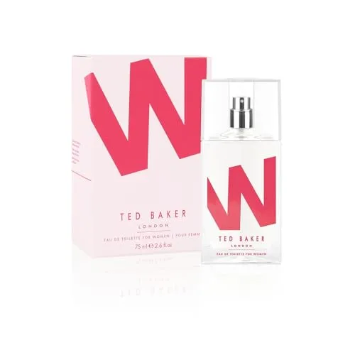 Ted Baker W EDT, Gentle and Sophistictaed Fragrance, Fig Leaf, White Peony and African Violet Top Notes with Pink Orchid, Cassis and Raspberry Middle Notes, 75ml