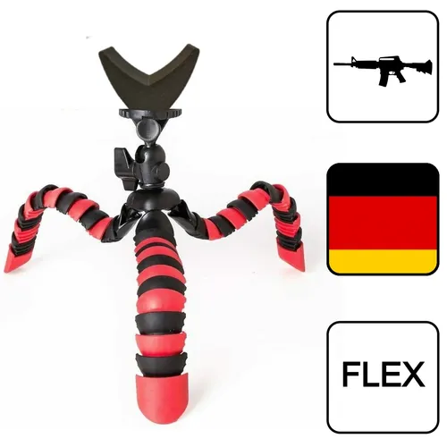 Flexibles Stativ für Objektiv I JAGD I Gewehr Auflage
