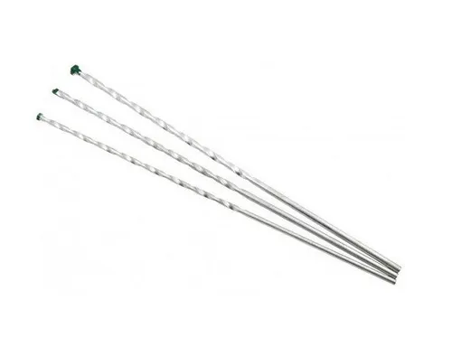 3er Set 400mm Lange Steinbohrer Ø 8-10-12mm Betonbohrer Hammerbohrer Bohrer