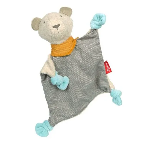 SIGIKID BABY SCHNUFFELTUCH SCHMUSETUCH BÄR, GOLD COLLECTION NEU OVP