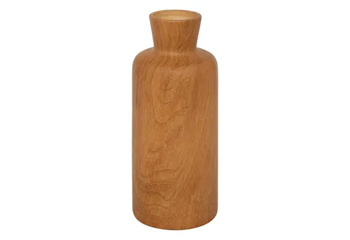 Keramikvase SAO, Holzoptik, 30 cm in braun von Atmosphera