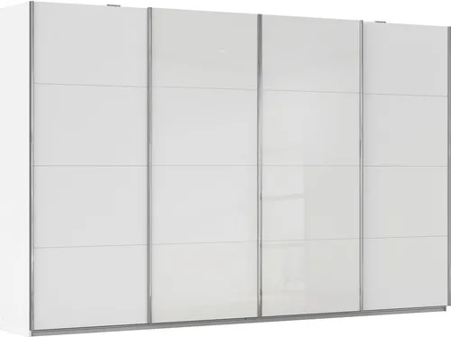 Schwebetürenschrank RAUCH, weiß mit Glasfront von Rauch
