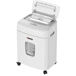 DAHLE ShredMATIC 90 - Aktenvernichter mit Partikelschnitt P-4, für bis zu 90 Blatt, lichtgrau, hohe Datensicherheit und einfache Bedienbarkeit