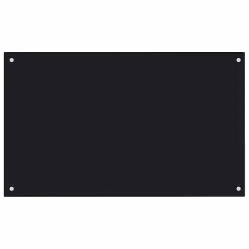 vidaXL Küchenrückwand Spritzschutz aus Hartglas, 100x60cm in schwarz von vidaXL