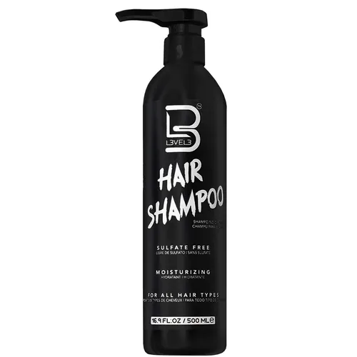 L3VEL3 Haarshampoo 500ml ein sanftes Shampoo für sulfatfreies Haar