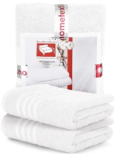 Handtücher Weiß von DecoHomeTextil