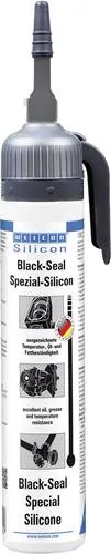 WEICON Dichtmasse Black Seal Spezialsilikon 200ml - Klebeprodukte für Innenanwendungen, hochtemperaturbeständig bis +280 °C und extrem elastisch. Ideal für Verklebungen und Abdichtungen in KFZ und Wohnwagen.
