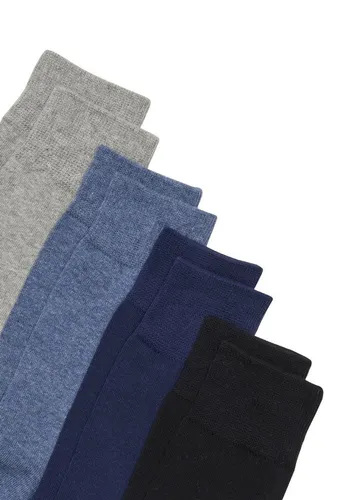 s.Oliver Socken essentials (8-Paar) mit weichem Bund