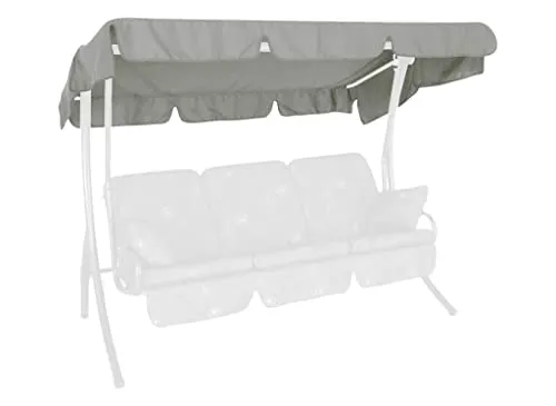 ANGERER Hollywoodschaukel Sonnendach für 3-Sitzer - Made in Germany - Hochwertiges Sonnendach für viele 3-Sitzer Hollywoodschaukeln (210 x 145 cm). Schützt vor Sonne und ist waschbar bei 30° C. Einfach zu montieren mit aufgenähten Stoffschlaufen.