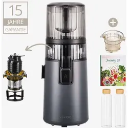Hurom H70ST-BES02TG Entsafter, Titan – Hochwertiger Slow Juicer - Entsafter, Titan-Design und schonende Saftgewinnung für maximalen Nährstoffgehalt und Geschmack.