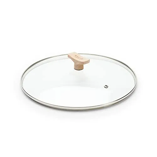DE BUYER Deckel aus Glas, Knopf aus Holz, Ø 28 cm