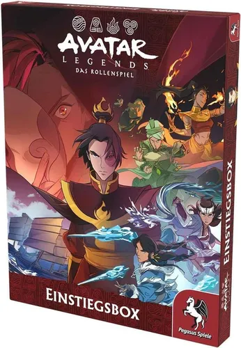 Avatar Legends – Das Rollenspiel: Einstiegsbox von Pegasus Spiele 48110G - Games, hochwertige Einstiegsbox für Rollenspieler, fördert Kreativität und Fantasie – perfekt als Geschenk!