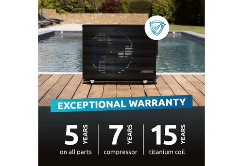 Poolex Jet Pro Wärmepumpe 10 kW – Effiziente Poolheizung - Vielseitige Wärmepumpe mit Full Inverter Technologie für optimale Energieeinsparung und leisen Betrieb. Fernsteuerbar über App, ideal für nachhaltige Poolheizung.