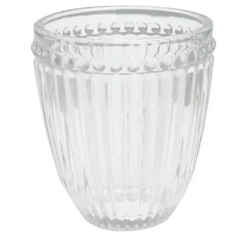 Greengate Leerglas Wasserglas Alice Clear
