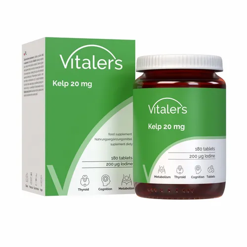 Vitaler's Kelp (Japanischer Kelp) 20 mg - 180 Tabletten
