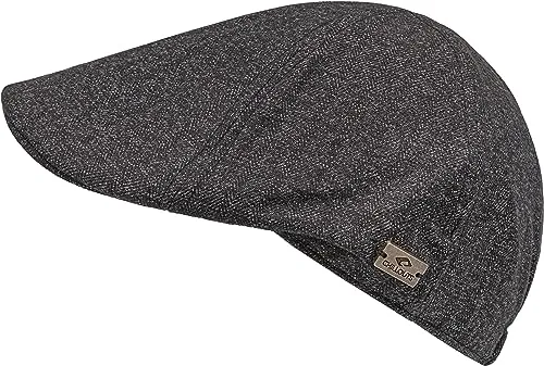 CHILLOUTS warme Flatcap - Winter Schiebermütze für Herren - Schirmmützen für Herren aus hochwertigem Materialmix mit Wollanteil, ideal für kalte Tage und sorgt für hohen Tragekomfort durch das Baumwollfutter.