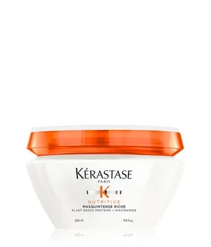 Kerastase Nutritive Masquintense Riche Haarmaske 200 ml - Haarpflege für trockenes Haar, nährt intensiv mit Keratin und Ceramid, ideal für geschmeidiges und gesundes Haar.