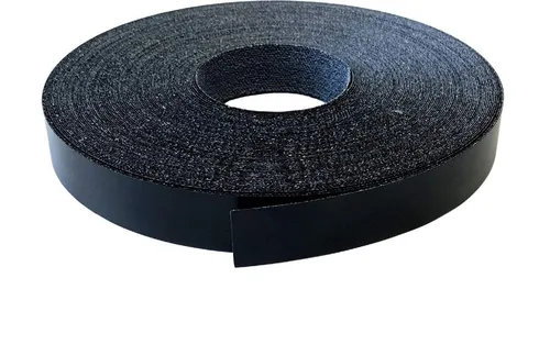 Kantenumleimer Melamin 22mm x 10m mit Schmelzkleber in schwarz glatt matt Dekor