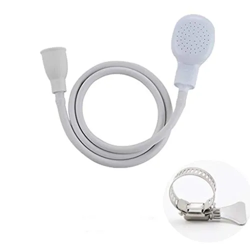 Haustier Duschkopf, Tragbarer Duschschlauch Gummischlauch, Duschkopf Waschbecken sprayer shampoo sprayer
