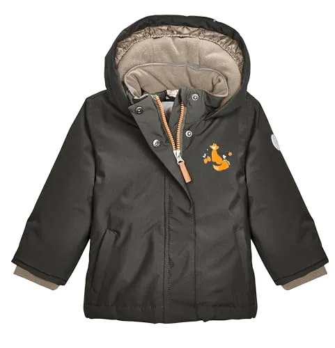 first instinct by killtec Funktionsjacke FIOW 38 MNS JCKT - Wasserdichte Funktionsjacke in grau für Kinder (Größe 98/104) mit verlängerbaren Ärmeln – ideal für aktive Abenteuer im Freien.