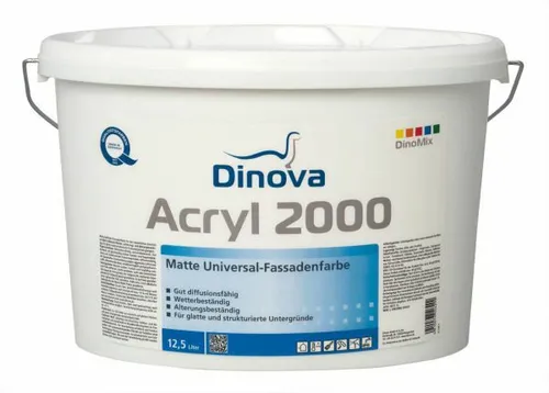 Dinova Acryl 2000 Fassadenfarbe von Dinova