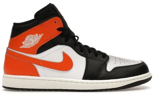 Jordan 1 Mid Black Toe Starfish - EU 44.5 in weiß von Jordan