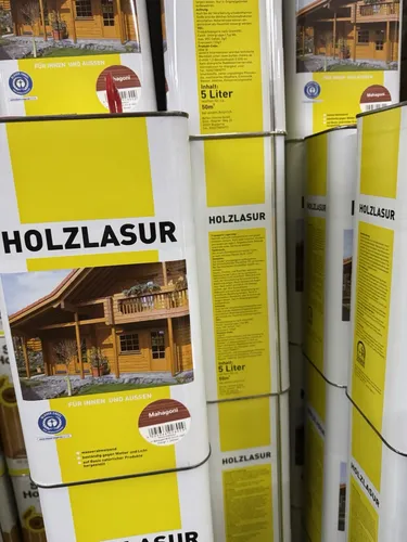Burtex Holzlasur  innen und aussen Farbton Mahagoni  5 Liter ( L/2,39€)
